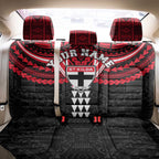 Personalized St Kilda Saints Back Car Seat Cover Polynesian Tribal Pattern Heritage Football