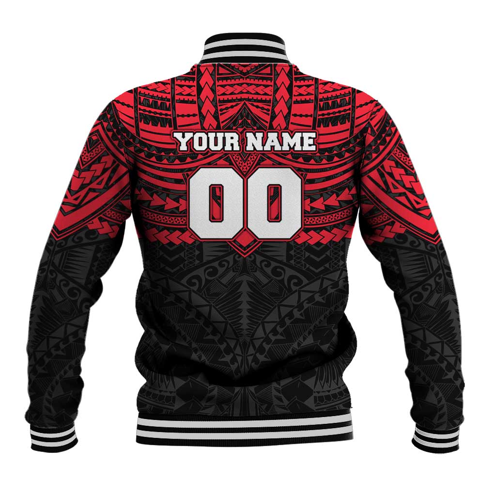 Personalized St Kilda Saints Baseball Jacket Polynesian Tribal Pattern Heritage Football