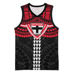 Personalized St Kilda Saints Basketball Jersey Polynesian Tribal Pattern Heritage Football