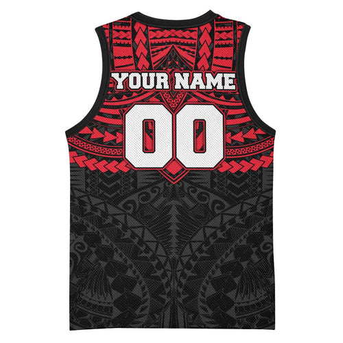 Personalized St Kilda Saints Basketball Jersey Polynesian Tribal Pattern Heritage Football