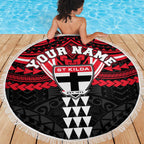Personalized St Kilda Saints Beach Blanket Polynesian Tribal Pattern Heritage Football