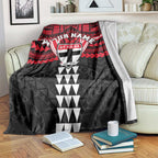 Personalized St Kilda Saints Blanket Polynesian Tribal Pattern Heritage Football