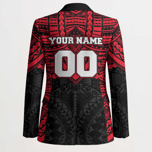 Personalized St Kilda Saints Blazer Polynesian Tribal Pattern Heritage Football