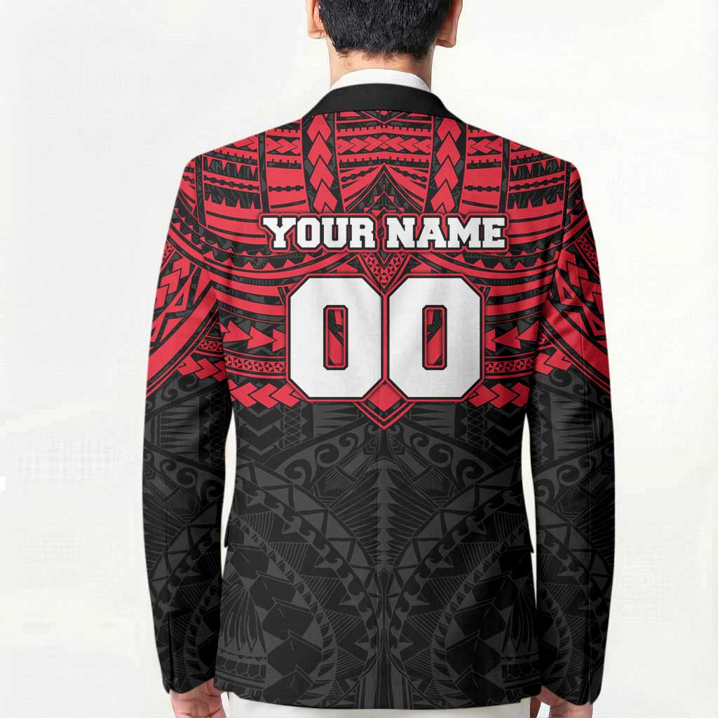 Personalized St Kilda Saints Blazer Polynesian Tribal Pattern Heritage Football