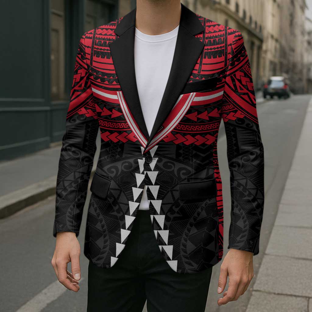 Personalized St Kilda Saints Blazer Polynesian Tribal Pattern Heritage Football