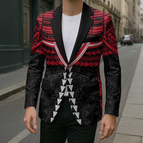 Personalized St Kilda Saints Blazer Polynesian Tribal Pattern Heritage Football