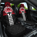 Personalized St Kilda Saints Car Seat Cover Polynesian Tribal Pattern Heritage Football