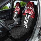 Personalized St Kilda Saints Car Seat Cover Polynesian Tribal Pattern Heritage Football