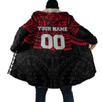 Personalized St Kilda Saints Cloak Polynesian Tribal Pattern Heritage Football