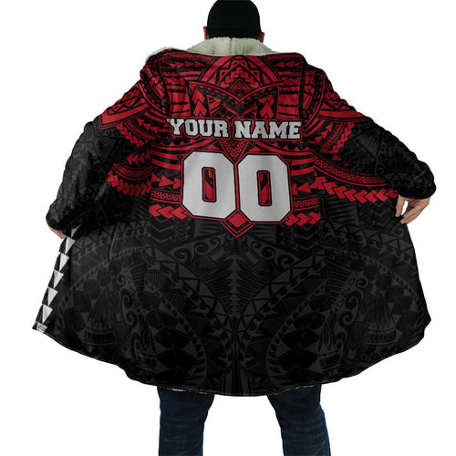 Personalized St Kilda Saints Cloak Polynesian Tribal Pattern Heritage Football
