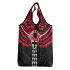 Personalized St Kilda Saints Grocery Bag Polynesian Tribal Pattern Heritage Football
