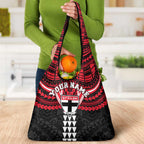 Personalized St Kilda Saints Grocery Bag Polynesian Tribal Pattern Heritage Football