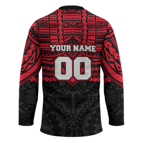 Personalized St Kilda Saints Hockey Jersey Polynesian Tribal Pattern Heritage Football