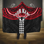 Personalized St Kilda Saints Hooded Blanket Polynesian Tribal Pattern Heritage Football