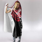 Personalized St Kilda Saints Hooded Blanket Polynesian Tribal Pattern Heritage Football