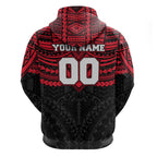Personalized St Kilda Saints Hoodie Polynesian Tribal Pattern Heritage Football
