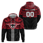 Personalized St Kilda Saints Hoodie Polynesian Tribal Pattern Heritage Football