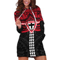 Personalized St Kilda Saints Hoodie Dress Polynesian Tribal Pattern Heritage Football
