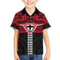 Personalized St Kilda Saints Kid Hawaiian Shirt Polynesian Tribal Pattern Heritage Football