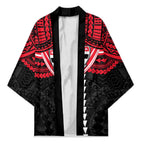 Personalized St Kilda Saints Kimono Polynesian Tribal Pattern Heritage Football