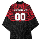 Personalized St Kilda Saints Kimono Polynesian Tribal Pattern Heritage Football