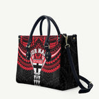 Personalized St Kilda Saints Leather Bag Polynesian Tribal Pattern Heritage Football
