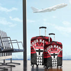 Personalized St Kilda Saints Luggage Cover Polynesian Tribal Pattern Heritage Football