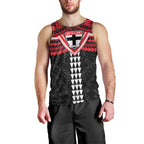 Personalized St Kilda Saints Men Tank Top Polynesian Tribal Pattern Heritage Football