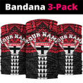 Personalized St Kilda Saints Neck Gaiter Polynesian Tribal Pattern Heritage Football