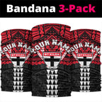 Personalized St Kilda Saints Neck Gaiter Polynesian Tribal Pattern Heritage Football