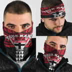 Personalized St Kilda Saints Neck Gaiter Polynesian Tribal Pattern Heritage Football