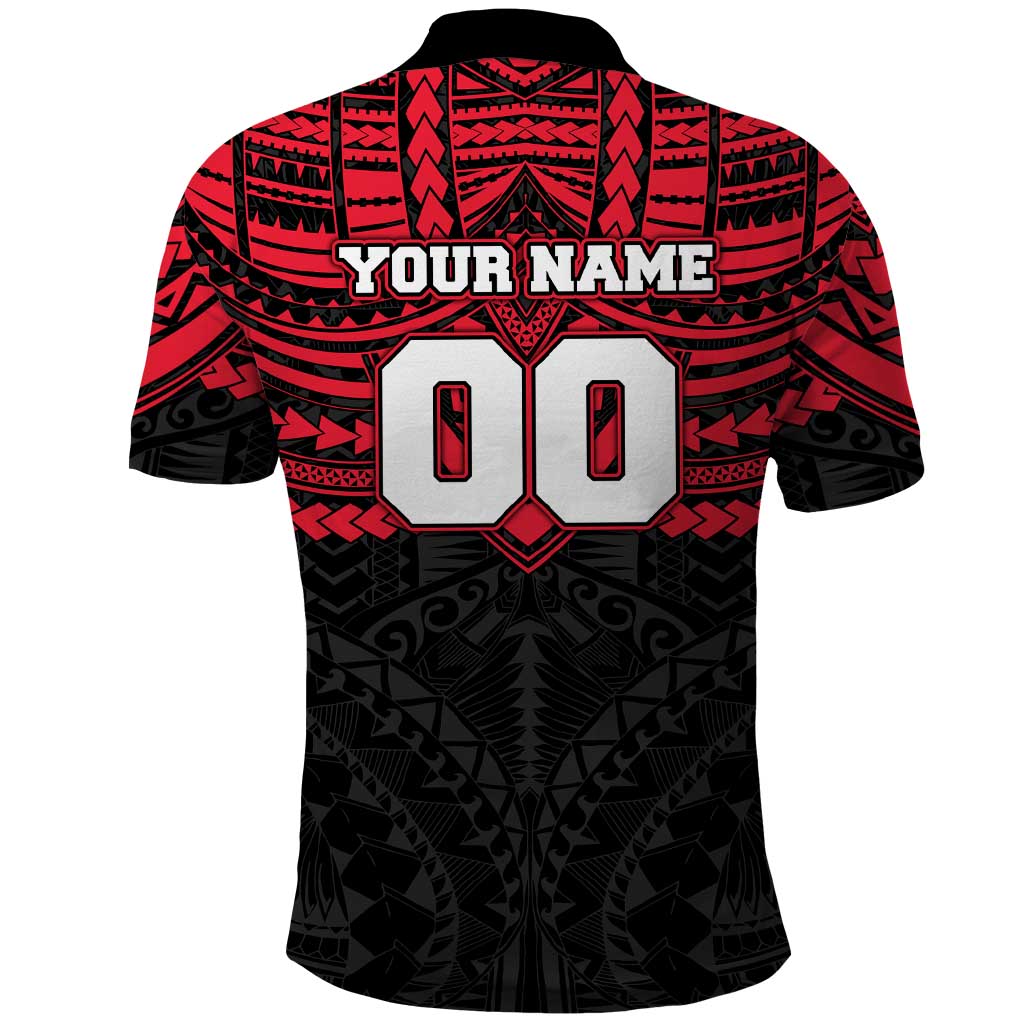 Personalized St Kilda Saints Polo Shirt Polynesian Tribal Pattern Heritage Football