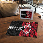 Personalized St Kilda Saints Puzzle Polynesian Tribal Pattern Heritage Football
