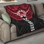 Personalized St Kilda Saints Quilt Polynesian Tribal Pattern Heritage Football