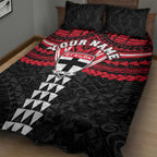 Personalized St Kilda Saints Quilt Bed Set Polynesian Tribal Pattern Heritage Football