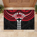 Personalized St Kilda Saints Rubber Doormat Polynesian Tribal Pattern Heritage Football