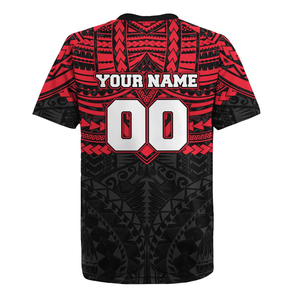 Personalized St Kilda Saints Rugby Jersey Polynesian Tribal Pattern Heritage Football