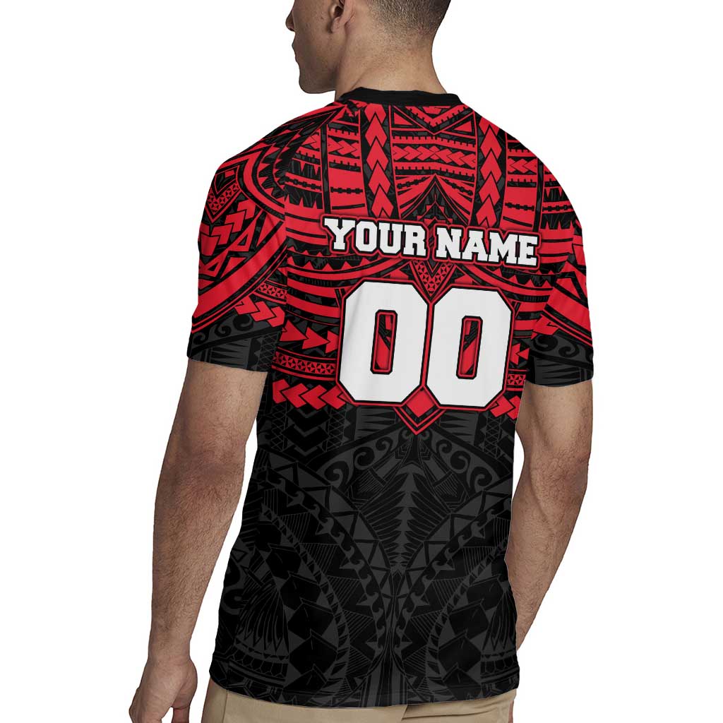 Personalized St Kilda Saints Rugby Jersey Polynesian Tribal Pattern Heritage Football