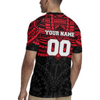Personalized St Kilda Saints Rugby Jersey Polynesian Tribal Pattern Heritage Football