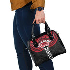 Personalized St Kilda Saints Shoulder Handbag Polynesian Tribal Pattern Heritage Football