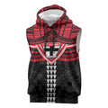Personalized St Kilda Saints Sleeveless Hoodie Polynesian Tribal Pattern Heritage Football