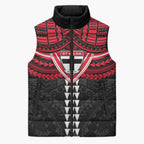 Personalized St Kilda Saints Sleeveless Puffer Jacket Polynesian Tribal Pattern Heritage Football