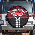 Personalized St Kilda Saints Spare Tire Cover Polynesian Tribal Pattern Heritage Football