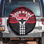 Personalized St Kilda Saints Spare Tire Cover Polynesian Tribal Pattern Heritage Football