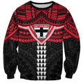 Personalized St Kilda Saints Sweatshirt Polynesian Tribal Pattern Heritage Football