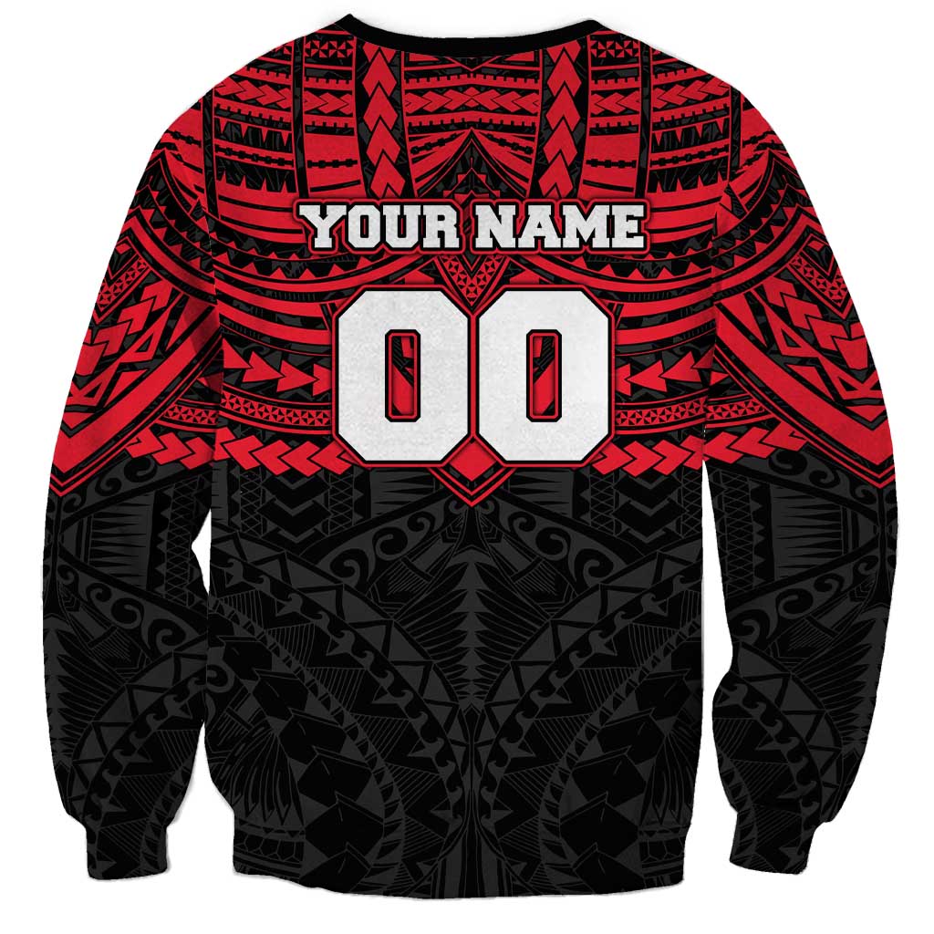 Personalized St Kilda Saints Sweatshirt Polynesian Tribal Pattern Heritage Football