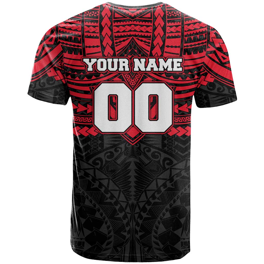Personalized St Kilda Saints T Shirt Polynesian Tribal Pattern Heritage Football