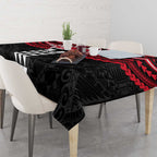 Personalized St Kilda Saints Tablecloth Polynesian Tribal Pattern Heritage Football