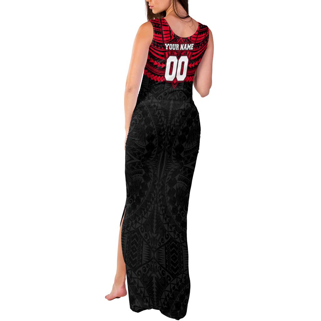 Personalized St Kilda Saints Tank Maxi Dress Polynesian Tribal Pattern Heritage Football