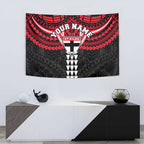 Personalized St Kilda Saints Tapestry Polynesian Tribal Pattern Heritage Football
